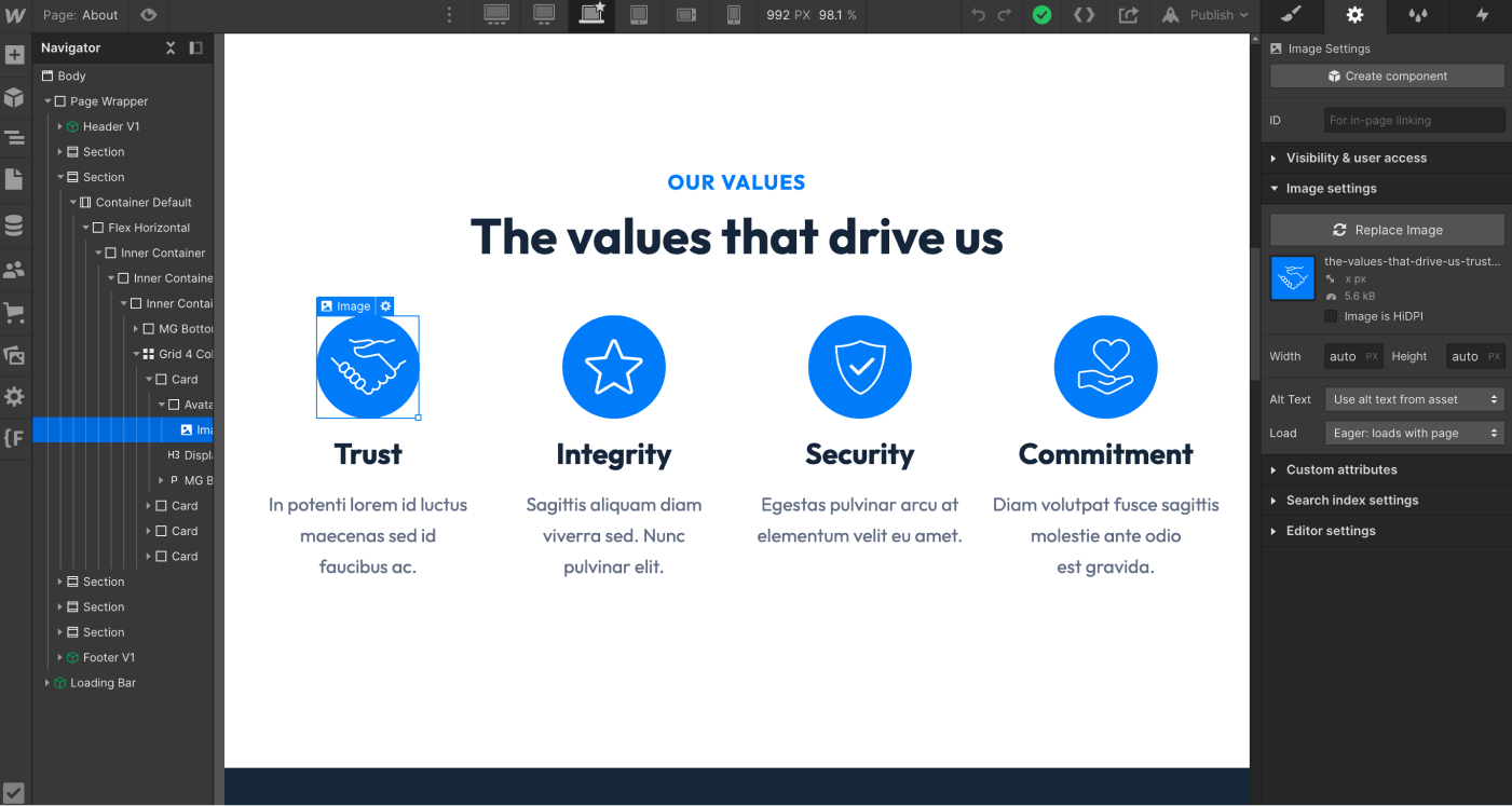 Icons And Graphics - Plumbing X Webflow Template